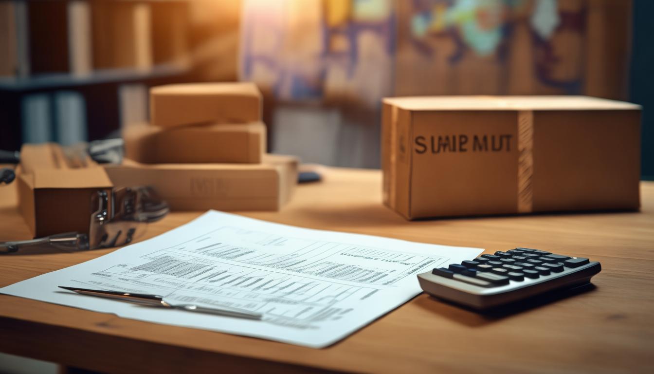 Shipment planning documents, booking confirmation and route map